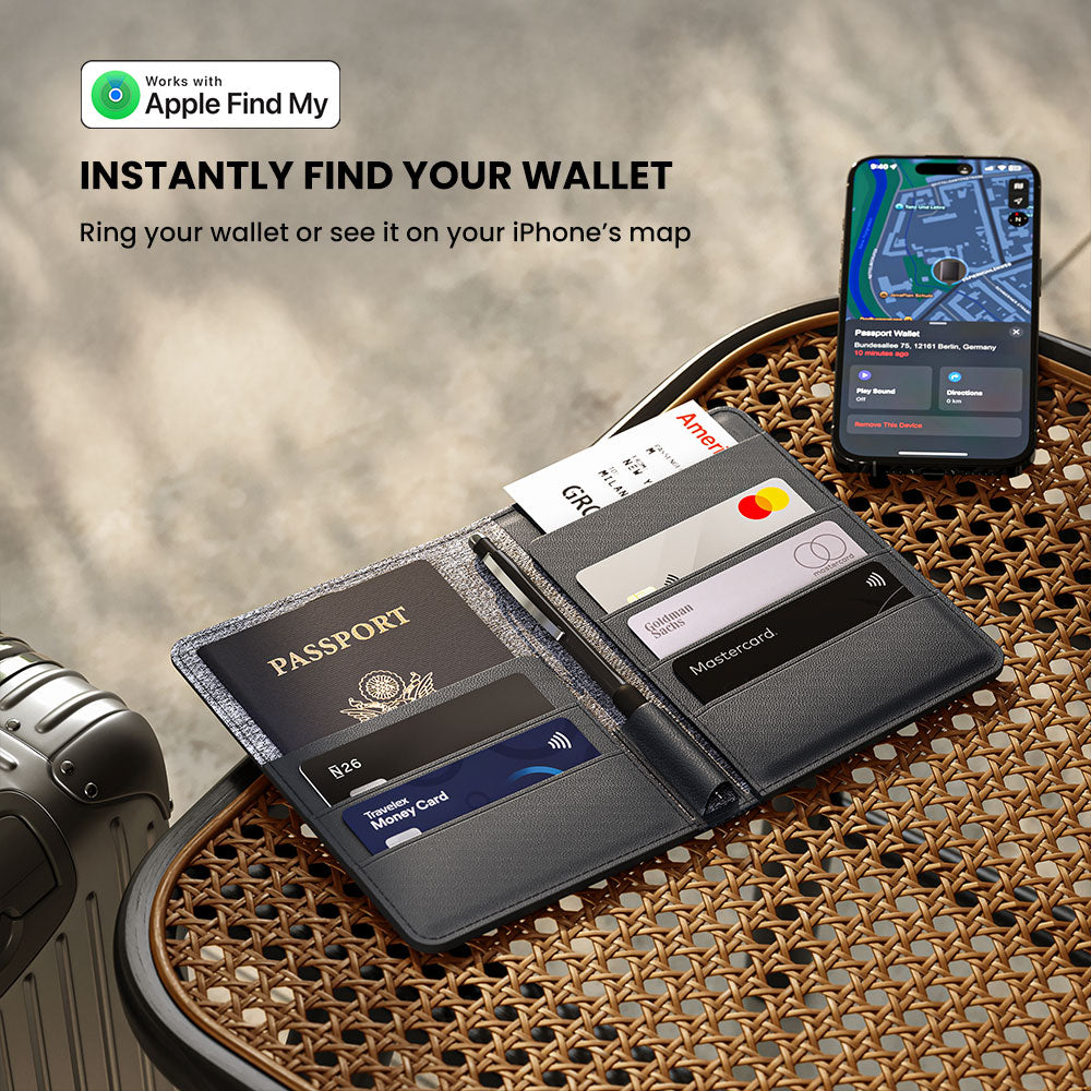 LOC8 Passport Finder Wallet (Gen 2)